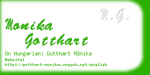 monika gotthart business card
